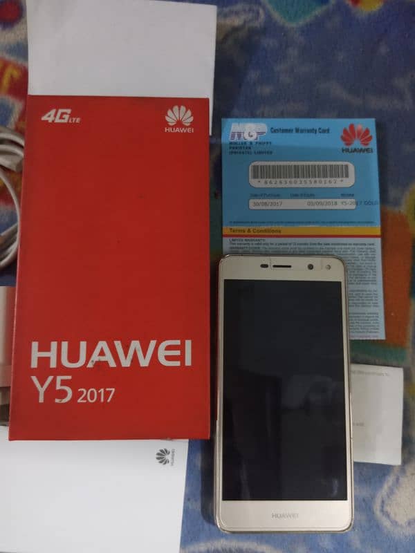 Huawei y5 2/16 GB good condition 4G complete box PTA officel Approved 12