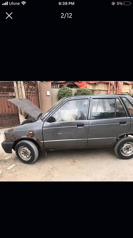 Suzuki Mehran VX 1995 Cng Grey Colour. 2