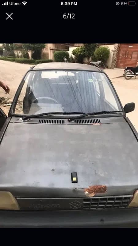 Suzuki Mehran VX 1995 Cng Grey Colour. 5