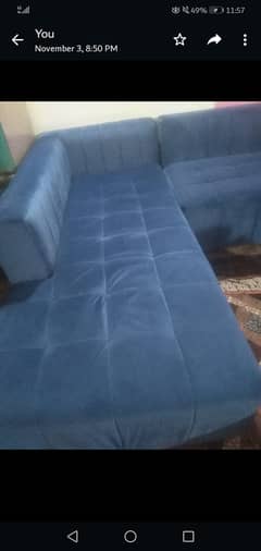 L shape branded sofa set