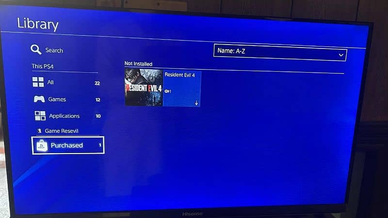 PS4 Slim |Non JailBroken|With Original Controller|With RE4 REMAKE| 2