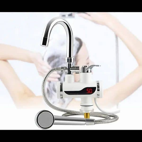 Electric Faucet Tap Water Heater with Shower 1