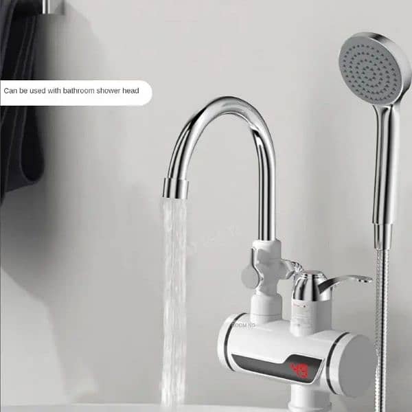 Electric Faucet Tap Water Heater with Shower 2