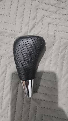 Toyota automatic gear knob leather stich