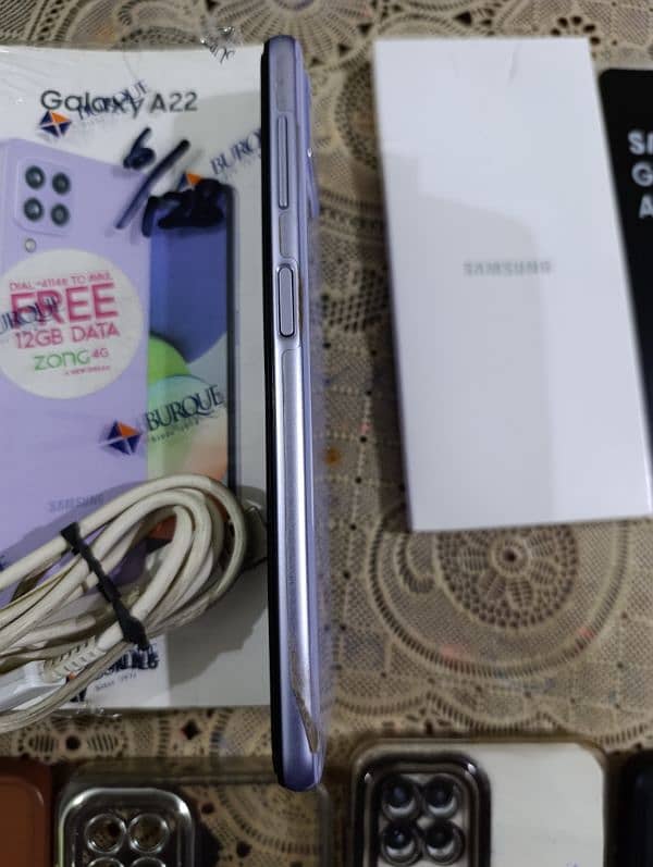 Samsung A22 box pack condition 6+6gb 128gb please read full add 6