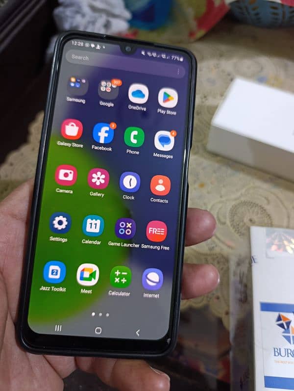 Samsung A22 box pack condition 6+6gb 128gb please read full add 12