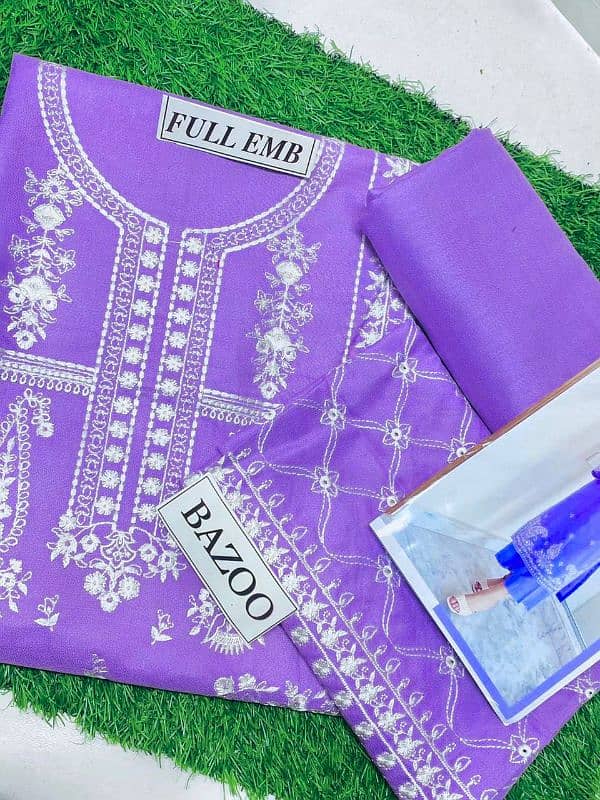 women unstitched suits winter and wedding collection 14