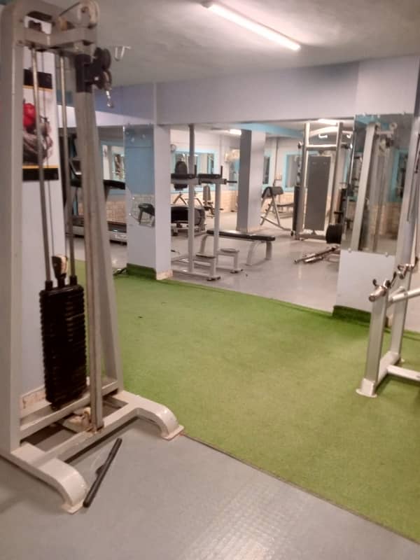 Running Gym 2700 Sq Fts Mezzeine Floor in VIP Block 4 Gulistan e Jauhar 5