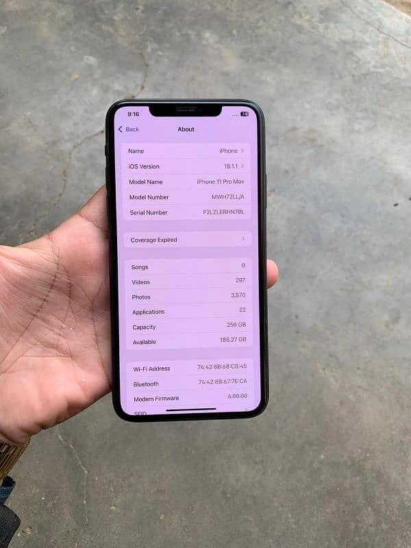 Iphone 11 pro max 256GB 3