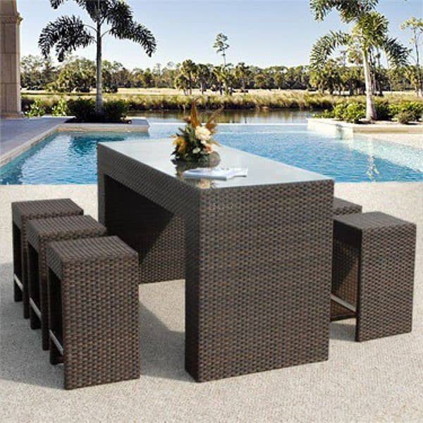 Outdoor patio Rattan sofa set. . . 10