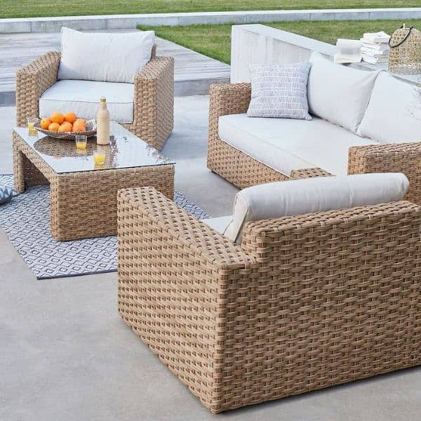 Outdoor patio Rattan sofa set. . . 14