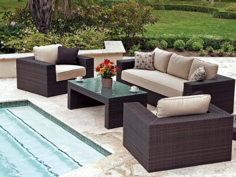 Outdoor patio Rattan sofa set. . . 16