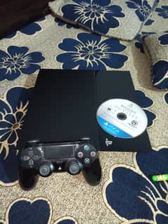 Ps4 flat 500gb with A/C odasssy game