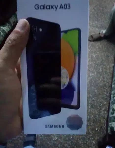 Samsung A03 Black with full box and charger 0