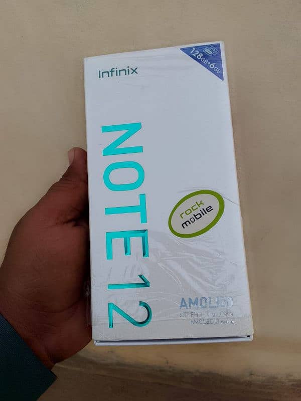 Infinix note 12 ram 6+5 gb rom 128gb urgent sale need cash 1