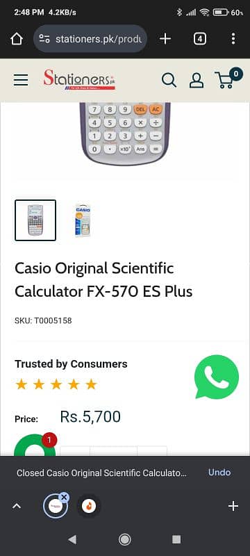 Calculator Scientific 11