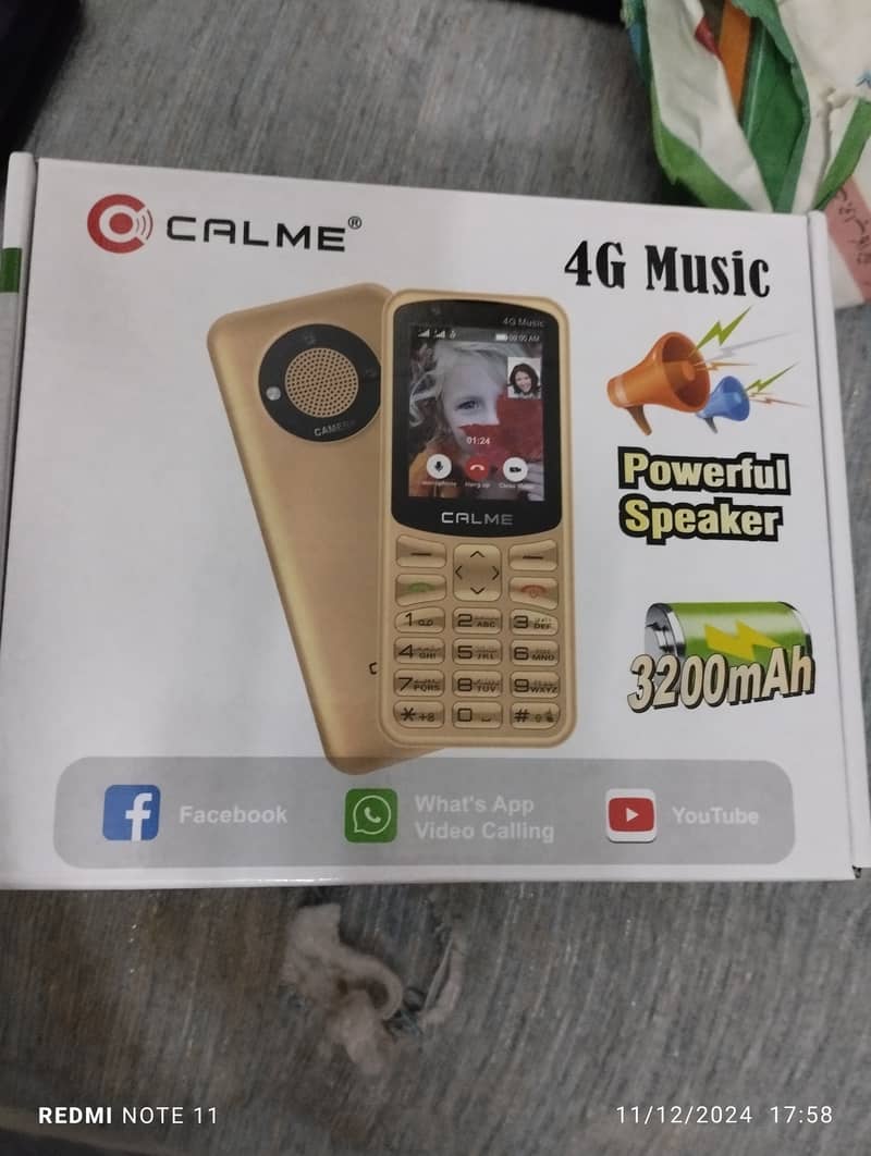 Calme 4g music just box open full warranty 0