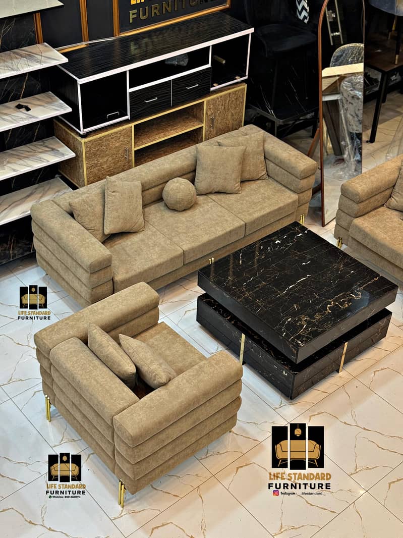 sofa set / 5 seater sofa / sofa chair / coffee chairs / 6 seater sofa 9