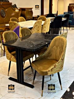 dining table | dining table with dining chairs |6 seater dining table