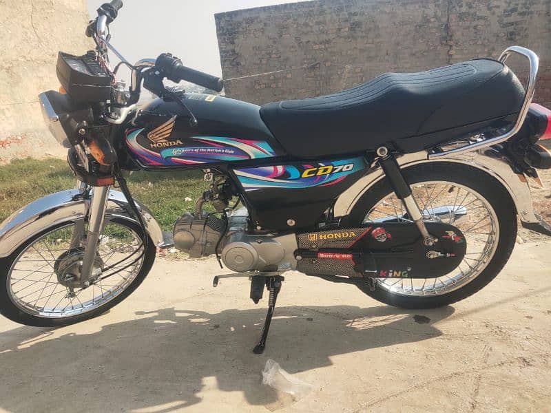 Honda cd70 lash candishan 2024 model number lagha hi 10