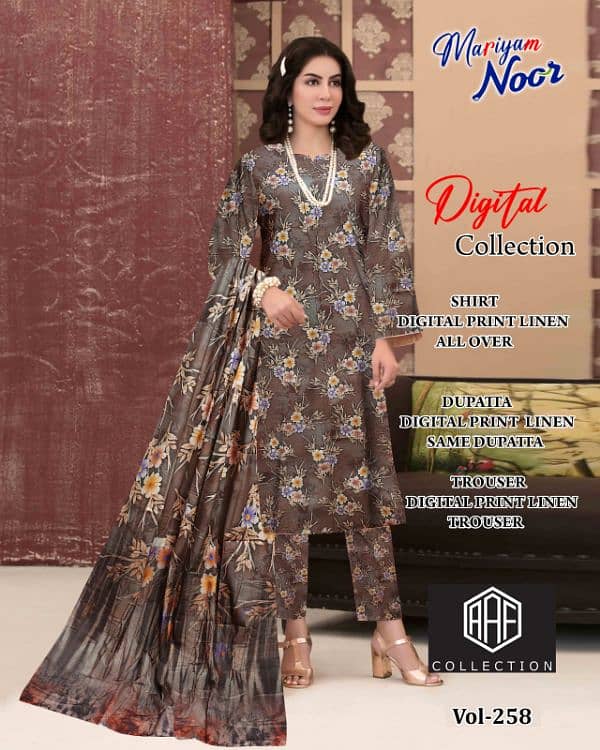 khaddar Unstitched/ 3pc khaddar Unstitched suit's 11