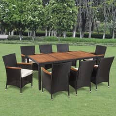 restaurant outdoor dining table set/sofa sets/cane chairs/rattan tabl