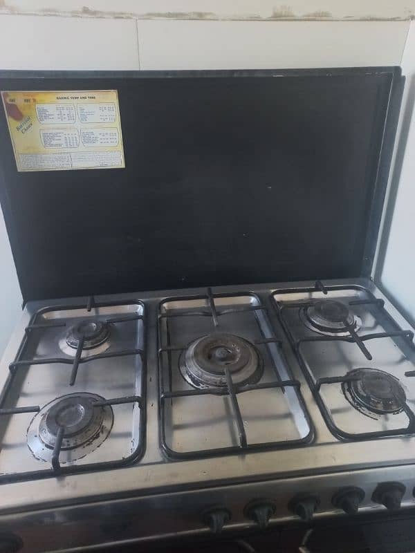 5Burner Cooking Range with Oven–Gas Stove and Oven 1