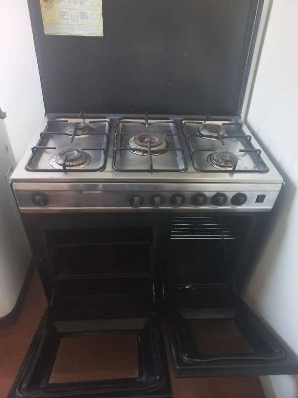 5Burner Cooking Range with Oven–Gas Stove and Oven 2