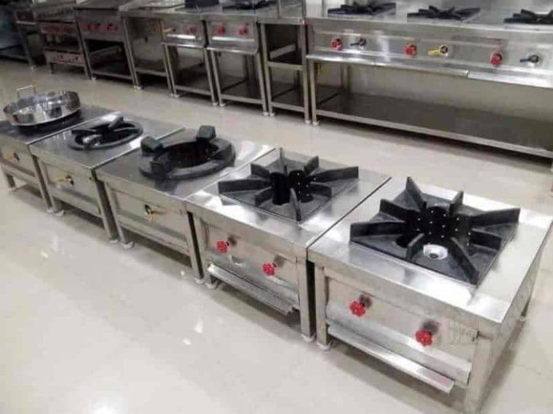 Bakery Counter - Bain Marie - Shawarma Machine - Stoves - Sink - Fryer 4