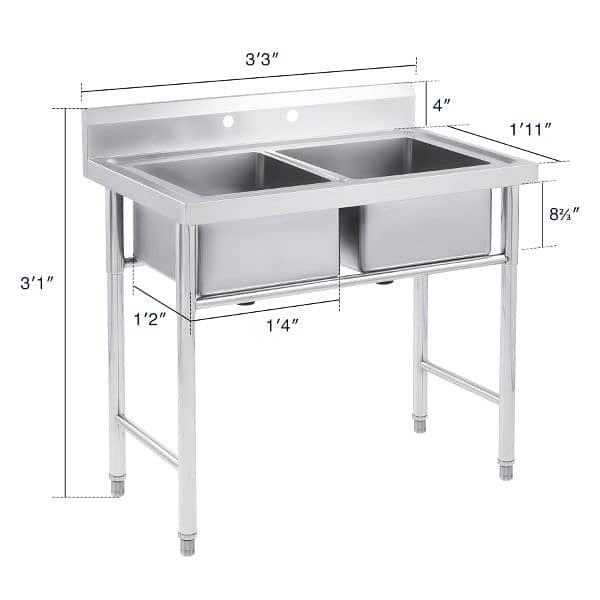 Bakery Counter - Bain Marie - Shawarma Machine - Stoves - Sink - Fryer 6