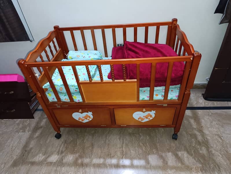 baby cot with matress / wooden baby cot / kids bed 0