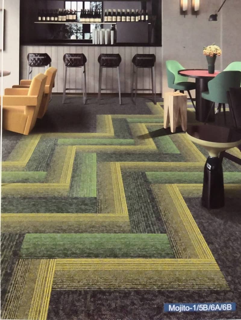 Durable and Stylish Office Carpet Tiles For sale in Karachi 0