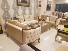 7 Seater Sofa / Sofa Set / 7 Seater Sofa with Tables