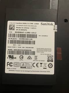 Sandisk SSD 128gb