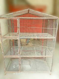 Cage/ Pinjra / 3 portions beautiful look / New Condition.