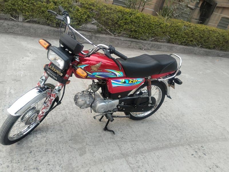 Honda CD70 model 2024 Rawalpindi number 03335565580 8