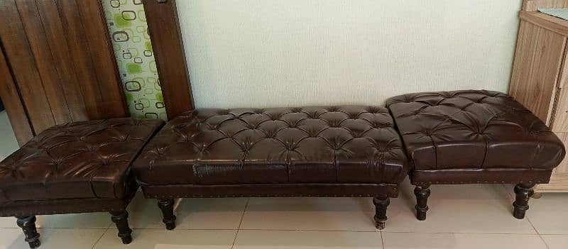 4seater leather setti 0