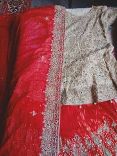 few hours used bridal lehnga