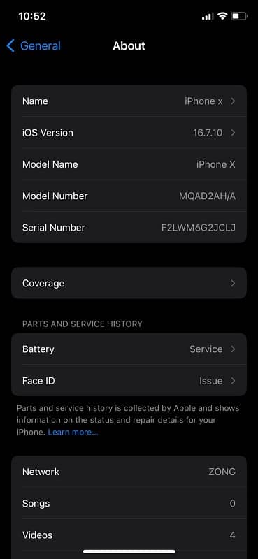 iphone x 64 gb pta approved 4