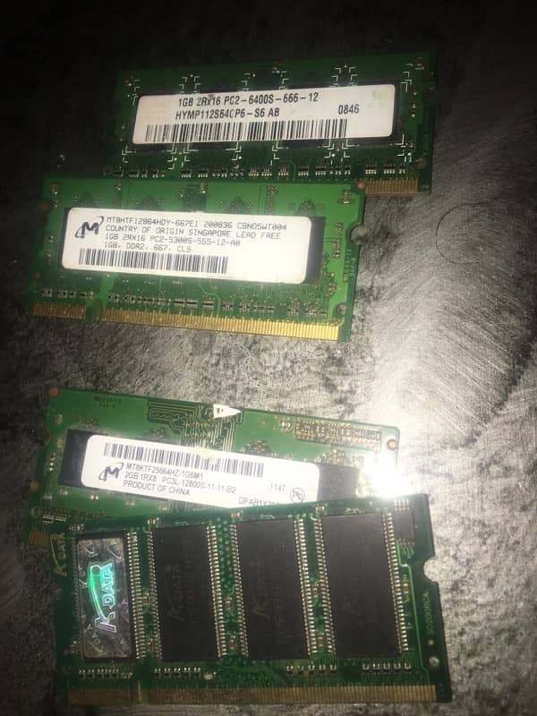 All rams exchange with single 8gb ram 1