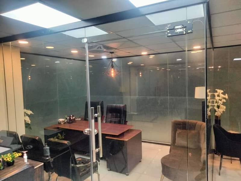 Furnished office for rent in Gulberg for software house and call centre and other commercial activity. 0