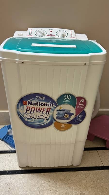 National Washing Machine , Laundry Basket and Stand 0