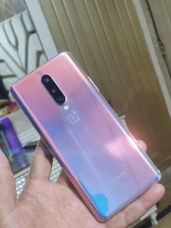 oneplus 8 lush condition pta clear display urgent sale 12