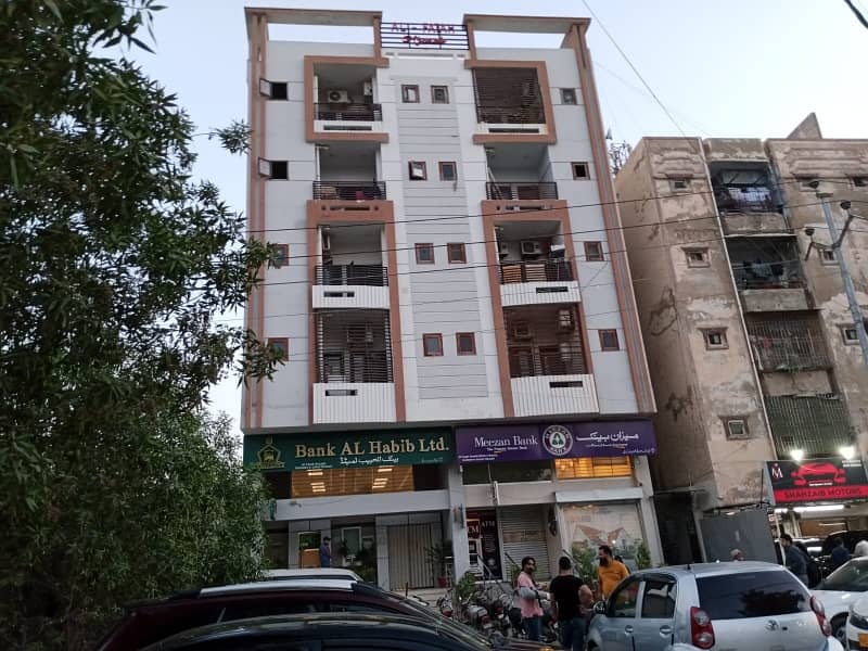 Prominently-Located 1000 Square Feet Flat Available In Gulistan-e-Jauhar - Block 4 2