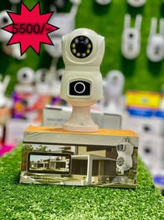 Wifi Camera | V380 Bulb Camera Double lense 4mp | cctv Cameras