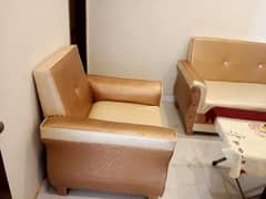 new sofa set 10 by 10 condition urgent for sale price 26000