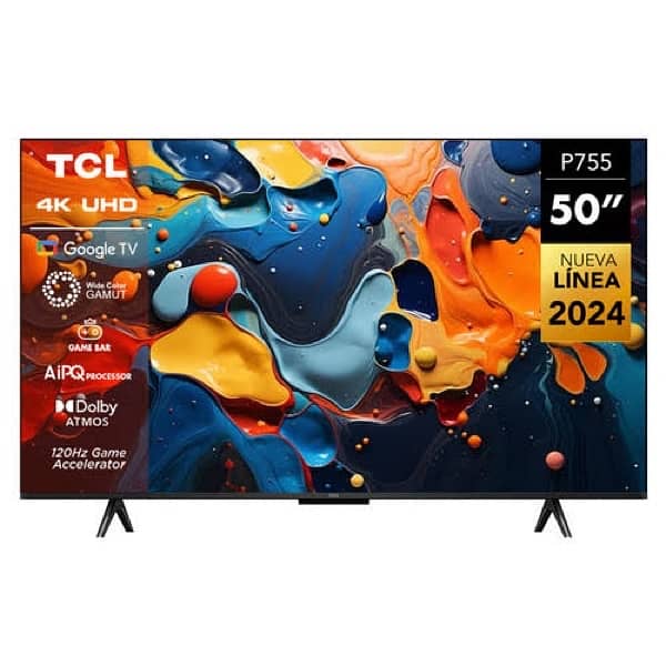 TCL50, P755 4K UHD Google TV 0