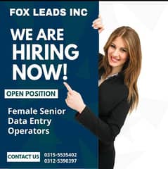 Female Senior Data Entry Operators