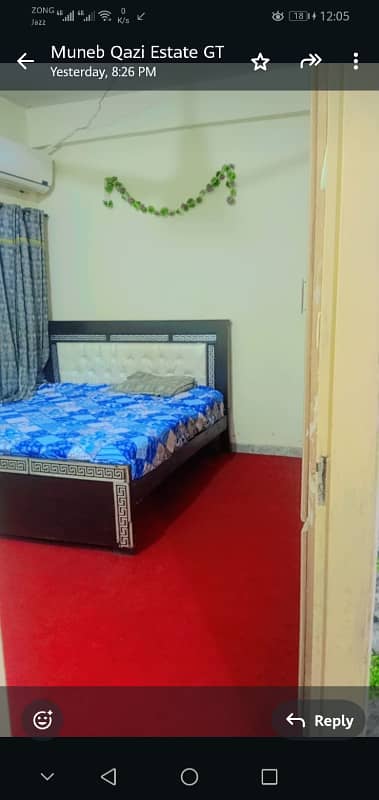 2BED FURNISHED FLAT RENT NEAR KALMA CHOWK GHAURI GHOURI TOWN ISLAMABAD 0