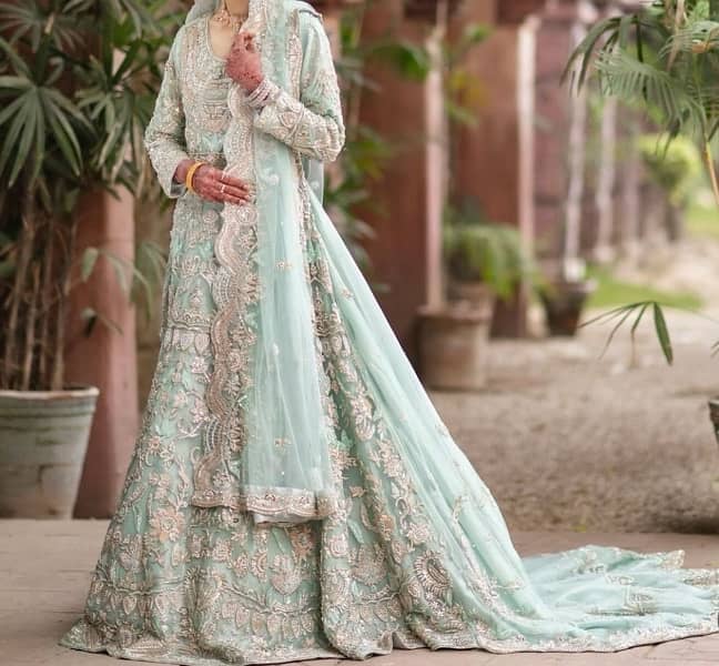 Bridal Maxi / walima dress / wedding / Party / Dress / designer mexi / 0